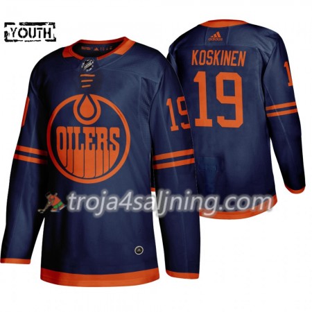 Edmonton Oilers tröja Mikko Koskinen 19 2019-2020 Adidas Blå Authentic - NHL Tröjor Barn Edmonton Oilers tröja Mikko Koskinen 19 2019-2020 Adidas Blå Authentic - NHL Tröjor Barn